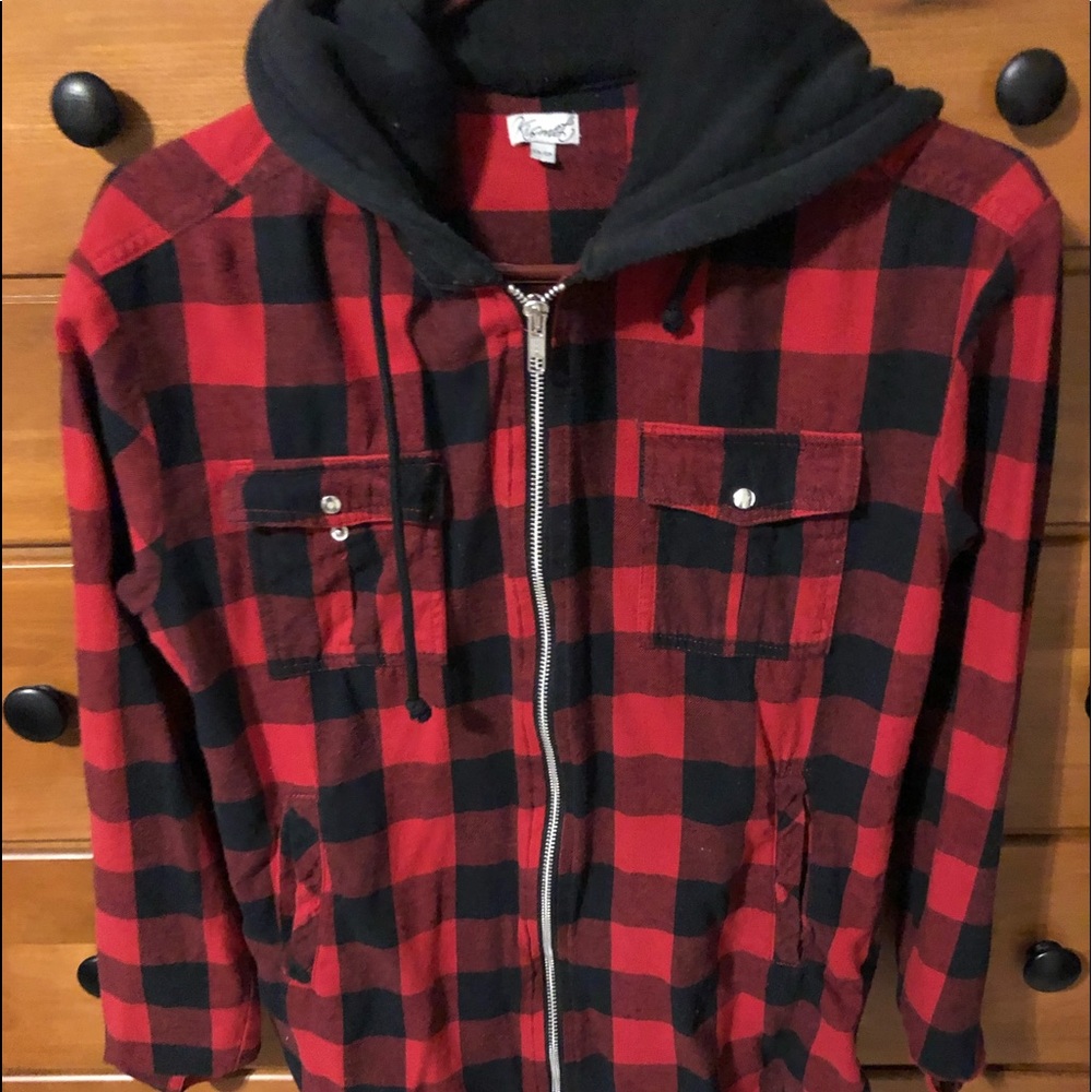 plaid long sleeves